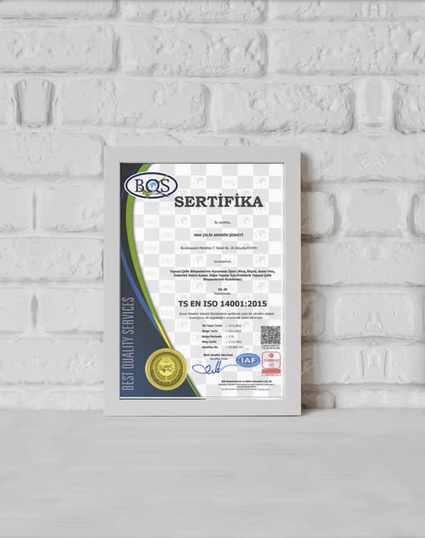 TS EN ISO 14001:2015 Çevre Yönetim Sistemi